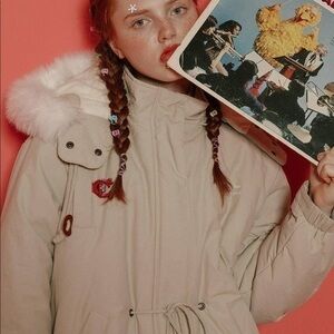 RARE Sesame Street x Tyakasha Streetwear Elmo Faux Fur Parka Coat Jacket